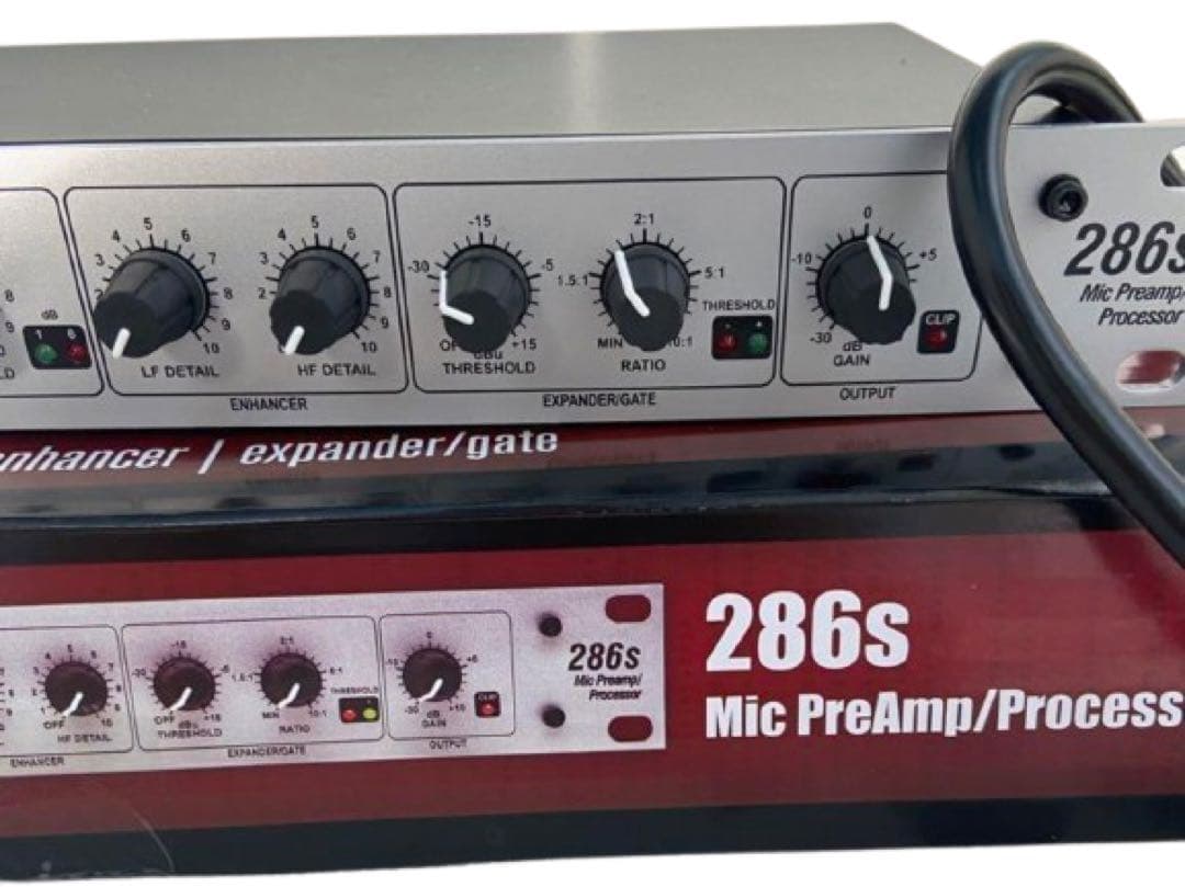 dbx 286s マイクプリアンプ コンプレッサー エンハンサー　ディエッサー