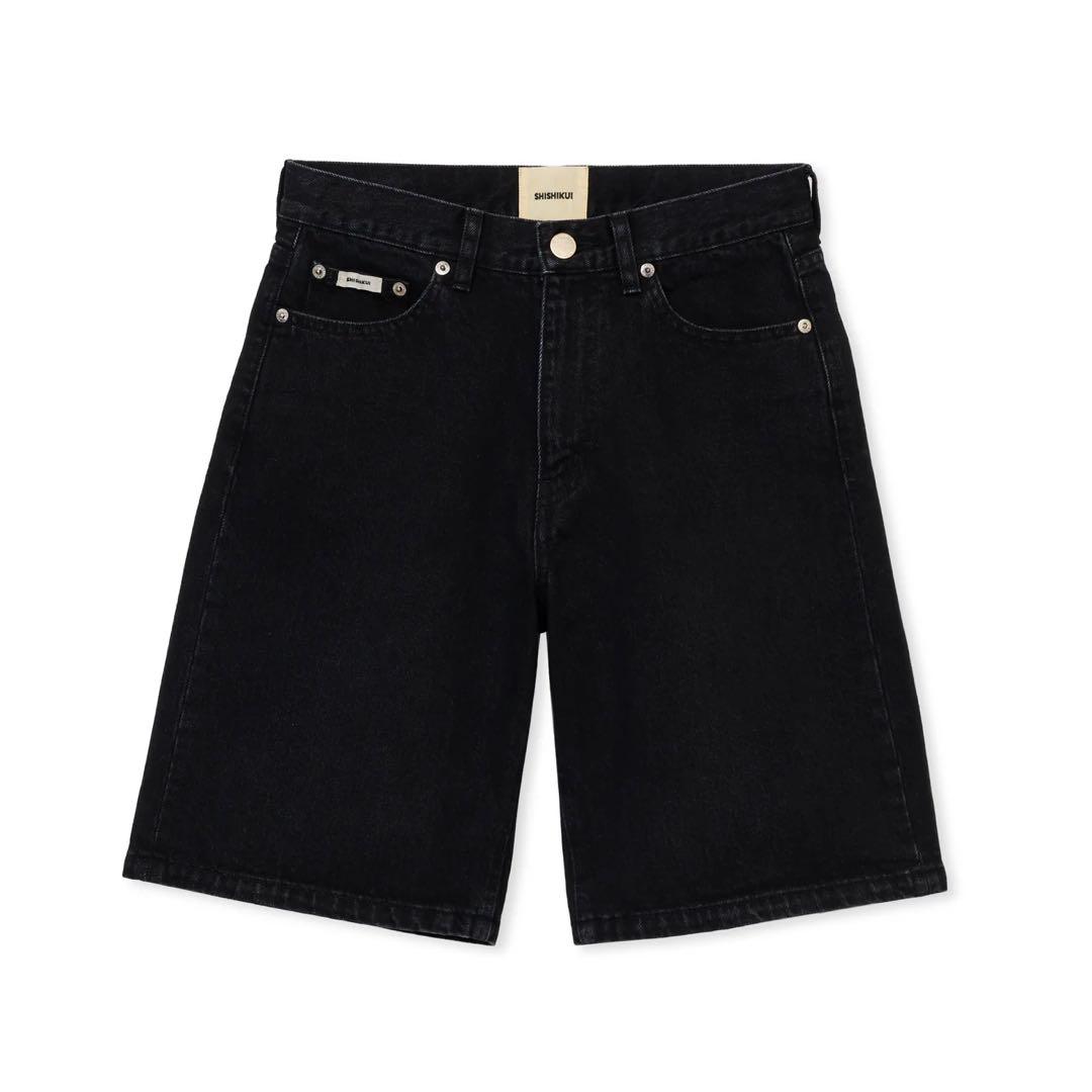 パンツ SHISHIKUI Short jean / BLACK