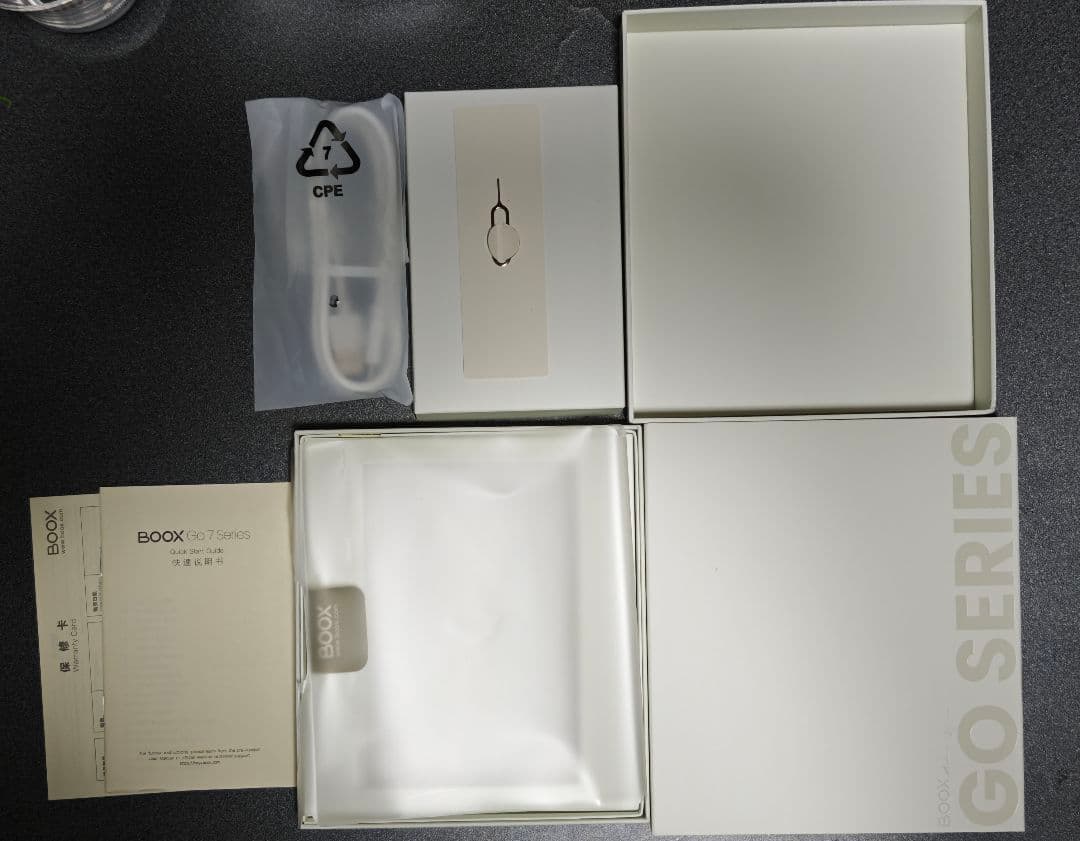 BOOX Go Color7 カラー電子書籍リーダー ホワイトモデル