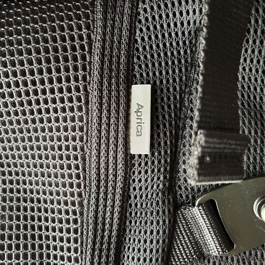 【美品・付属品完備】アップリカ ラクリス 抱っこ紐 ブラック 2024年購入