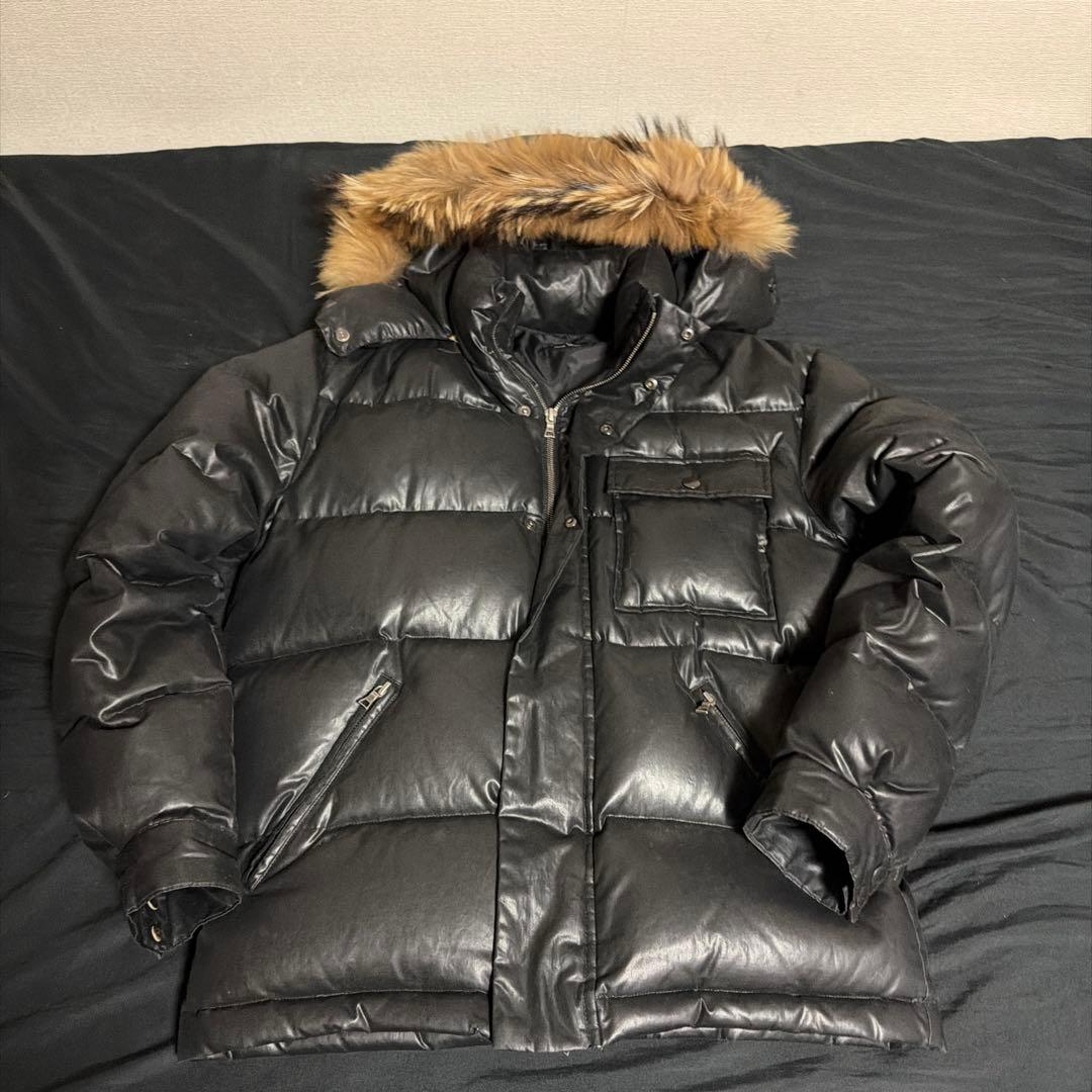 最高級◎ Paul Smithポールスミス 脱着ファーダウンジャケット ブラック