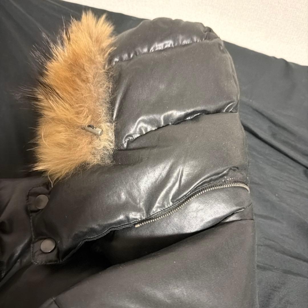 最高級◎ Paul Smithポールスミス 脱着ファーダウンジャケット ブラック