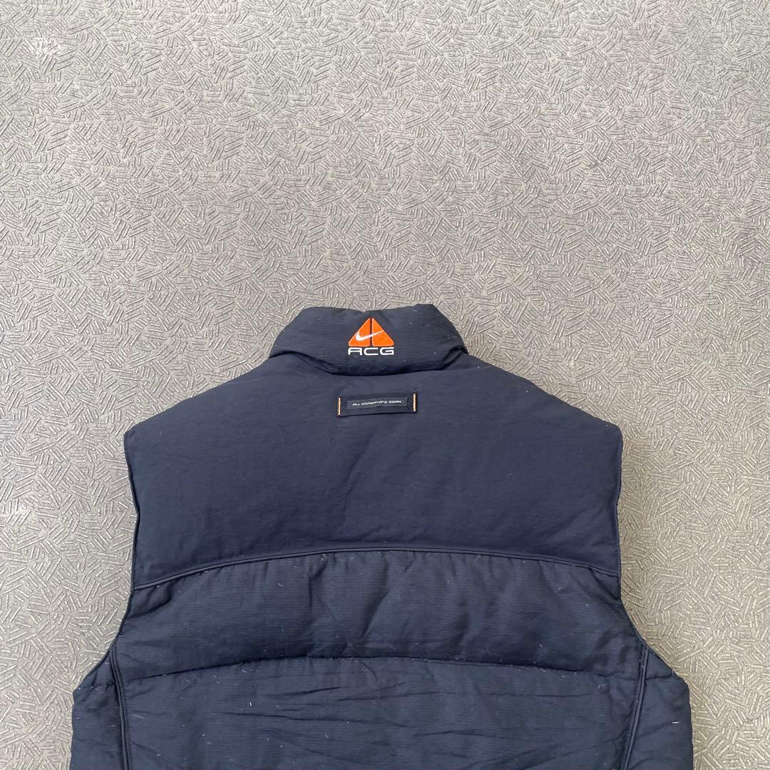 NIKE ACG 90s y2k リバーシブルダウンベスト　黒　海外ストリート
