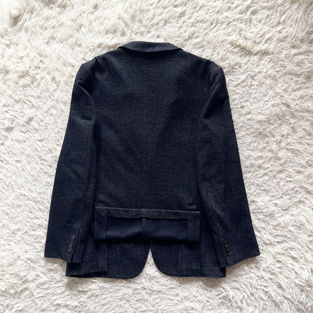 <美品>BOGLIOLI ネイビー ウール ジャケット サイズ48