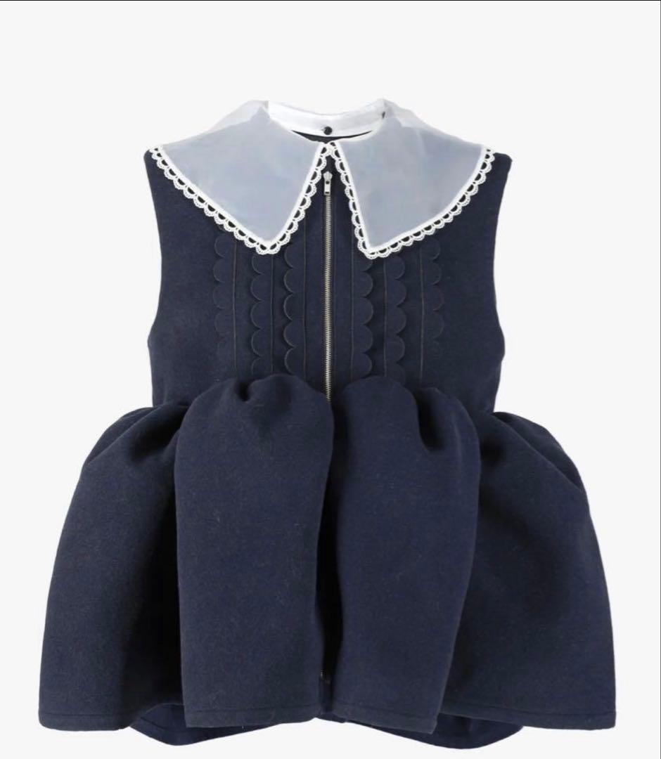 未使用◎bibiy ANGIE SLEEVELESS JACKET