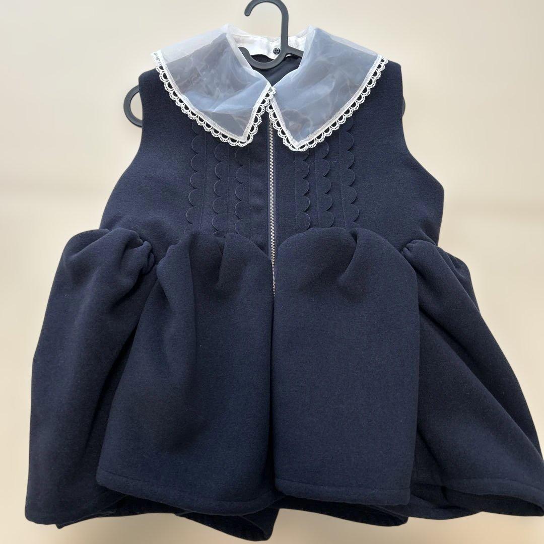 未使用◎bibiy ANGIE SLEEVELESS JACKET