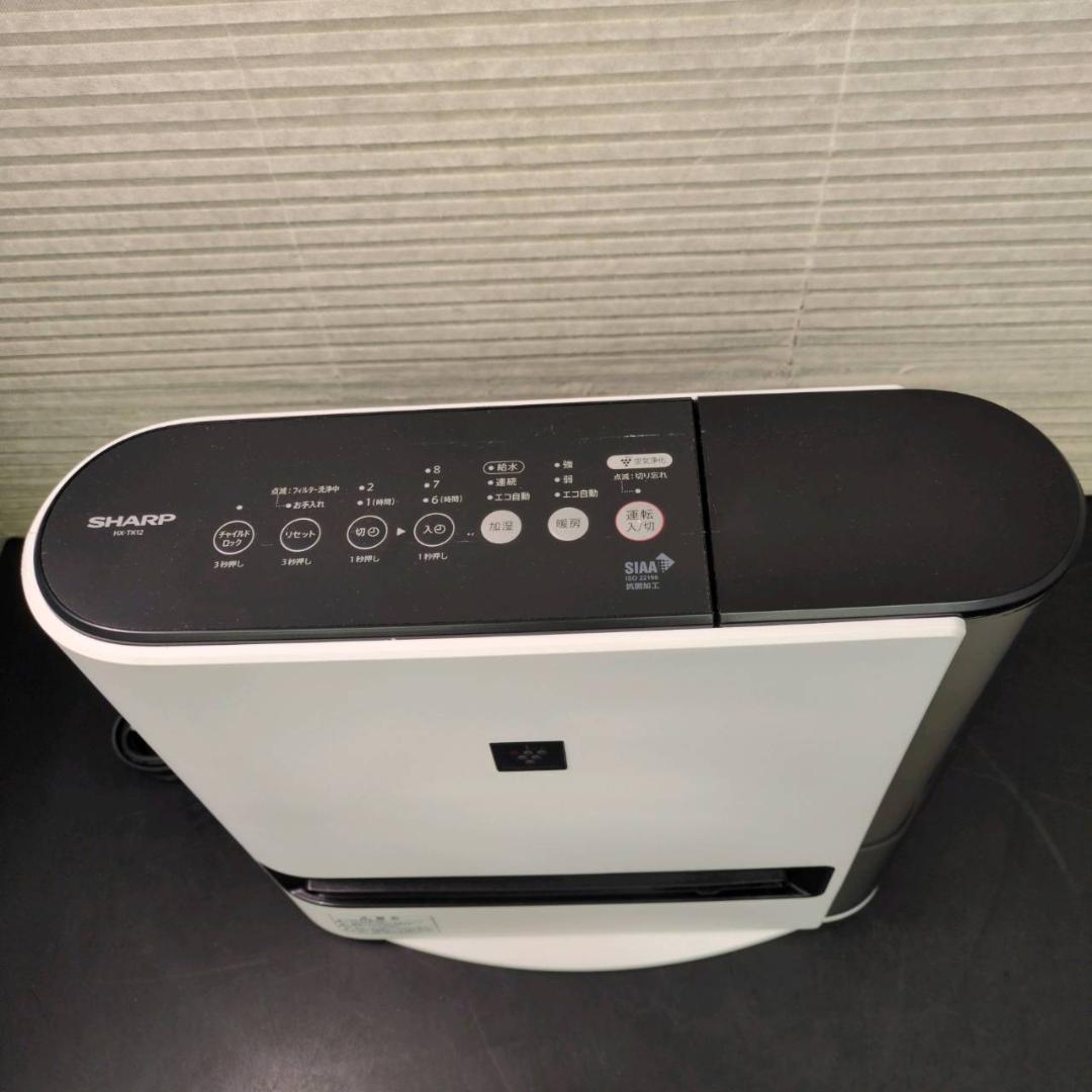 ☆シャープ 加湿セラミックファンヒーター HX-TK12-W 2024年製