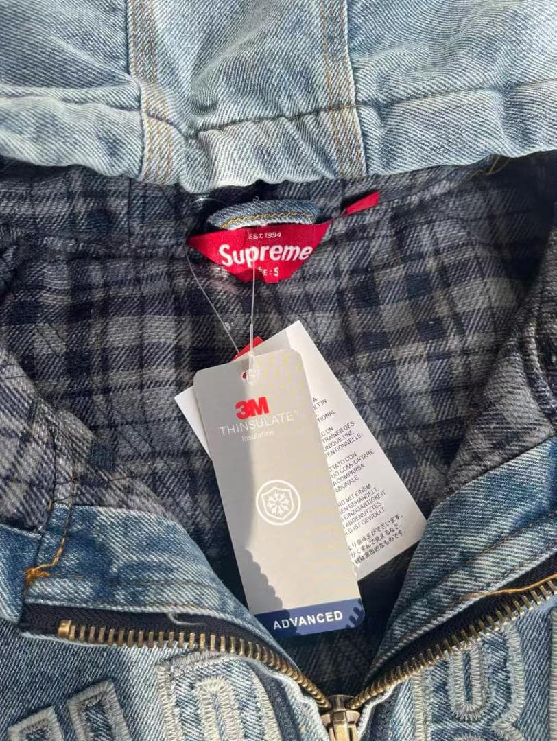 極美品★Supreme リフレクター アーク フード付きワークジャケット S