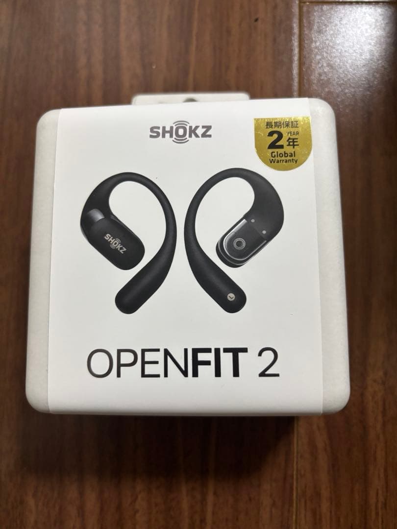 SHOKZ OPENFIT 2 骨伝導イヤホン ブラック　新品未使用品