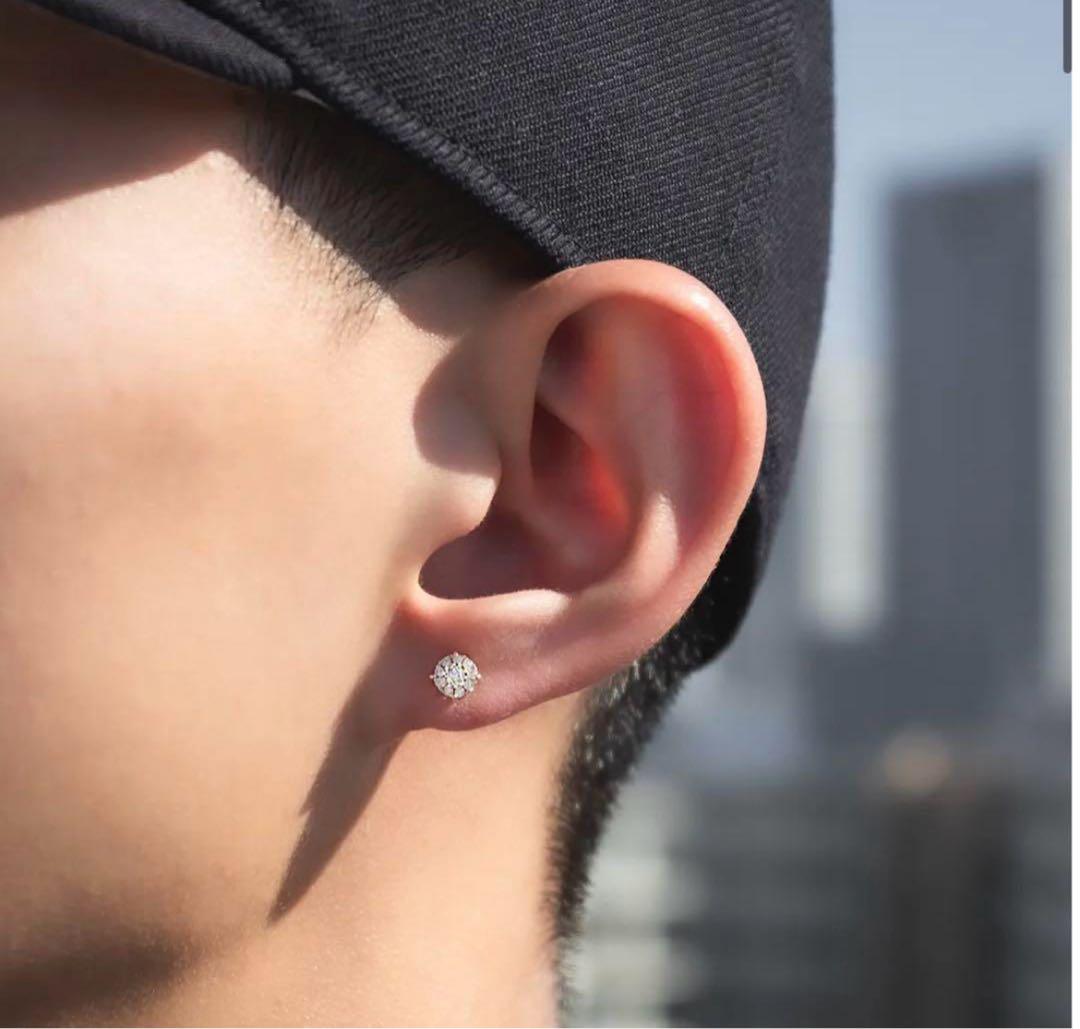 AVALANCHE アヴァランチ k10 サークルピアス ダイヤモンド