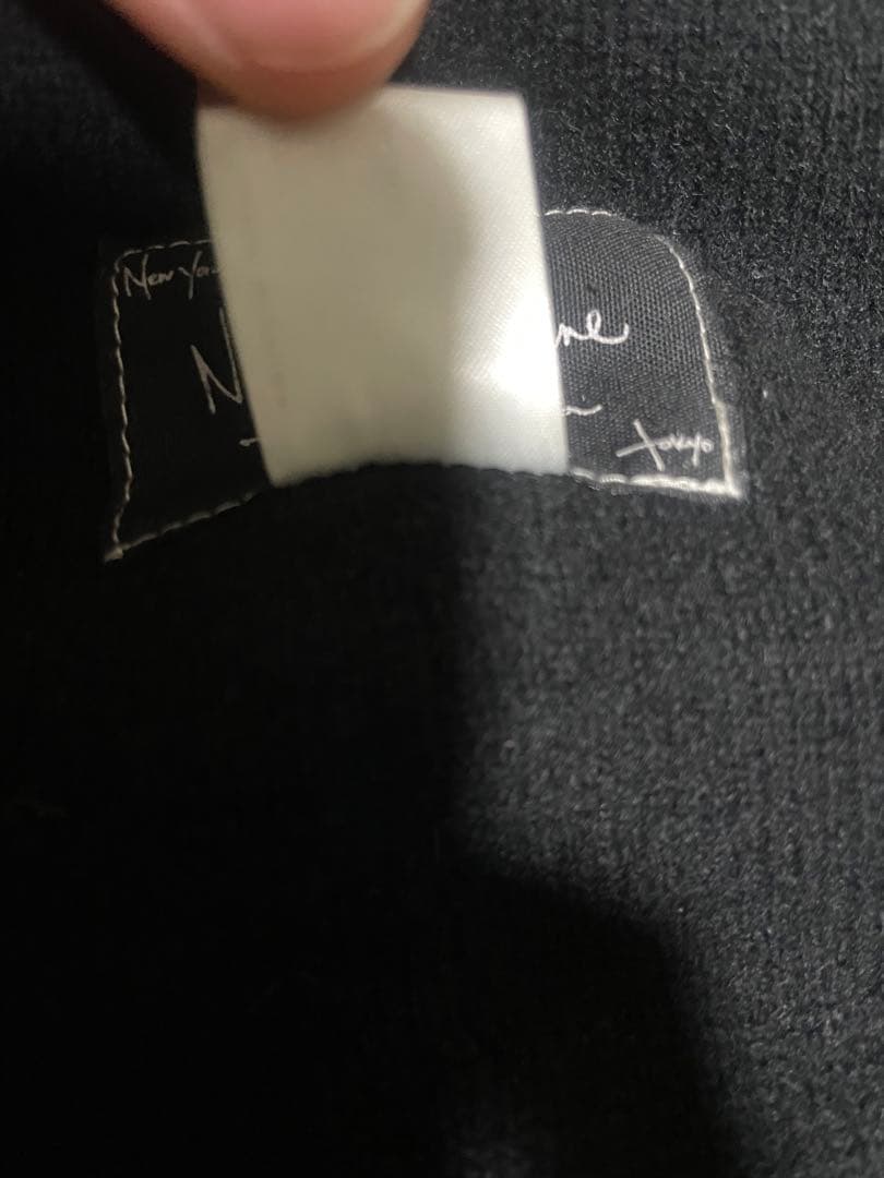 Number (N)ine バルーン ニット帽 黒 x黒 赤西仁 キムタク着用