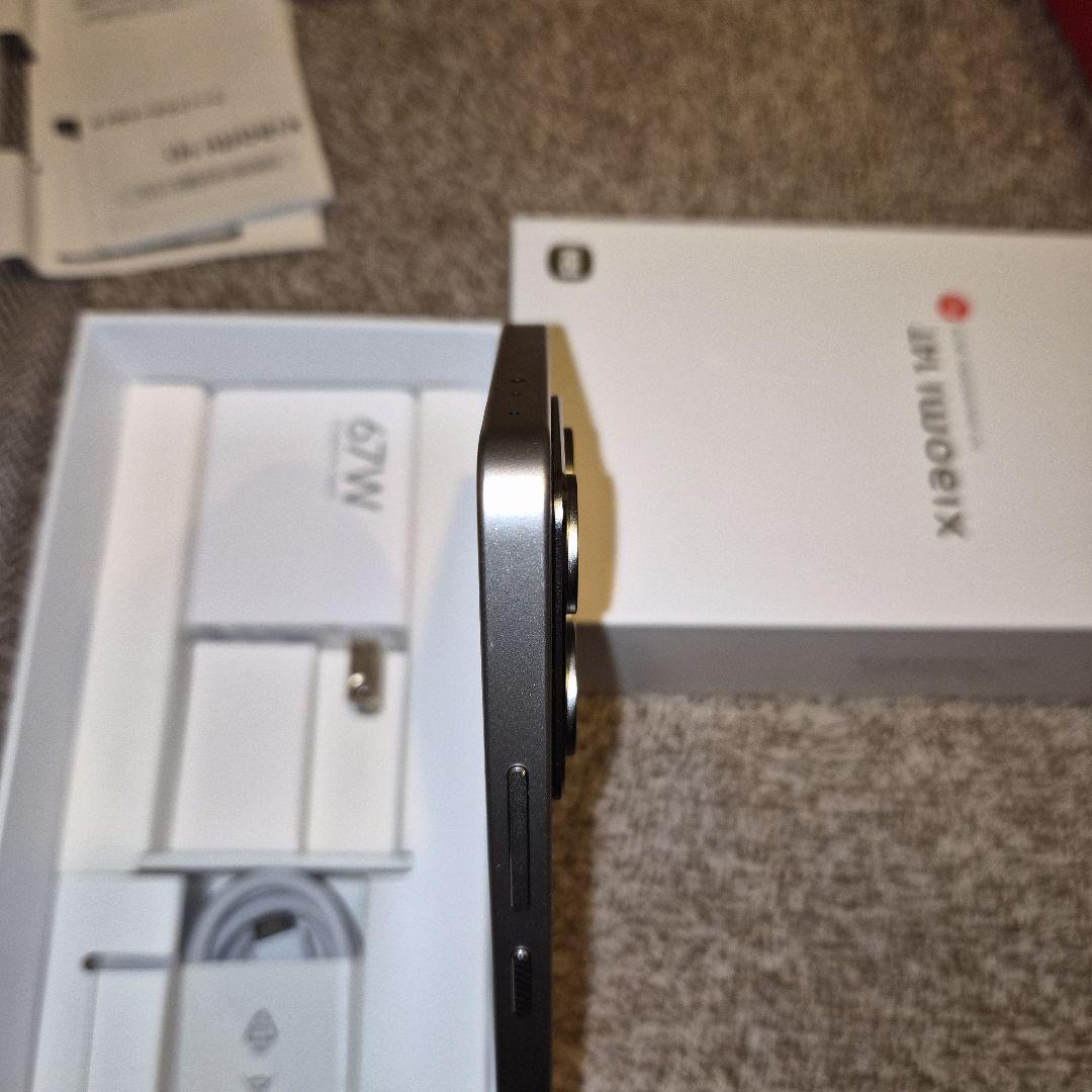 美品　Xiaomi 14T XIG07SHA チタングレー 12GB/256GB