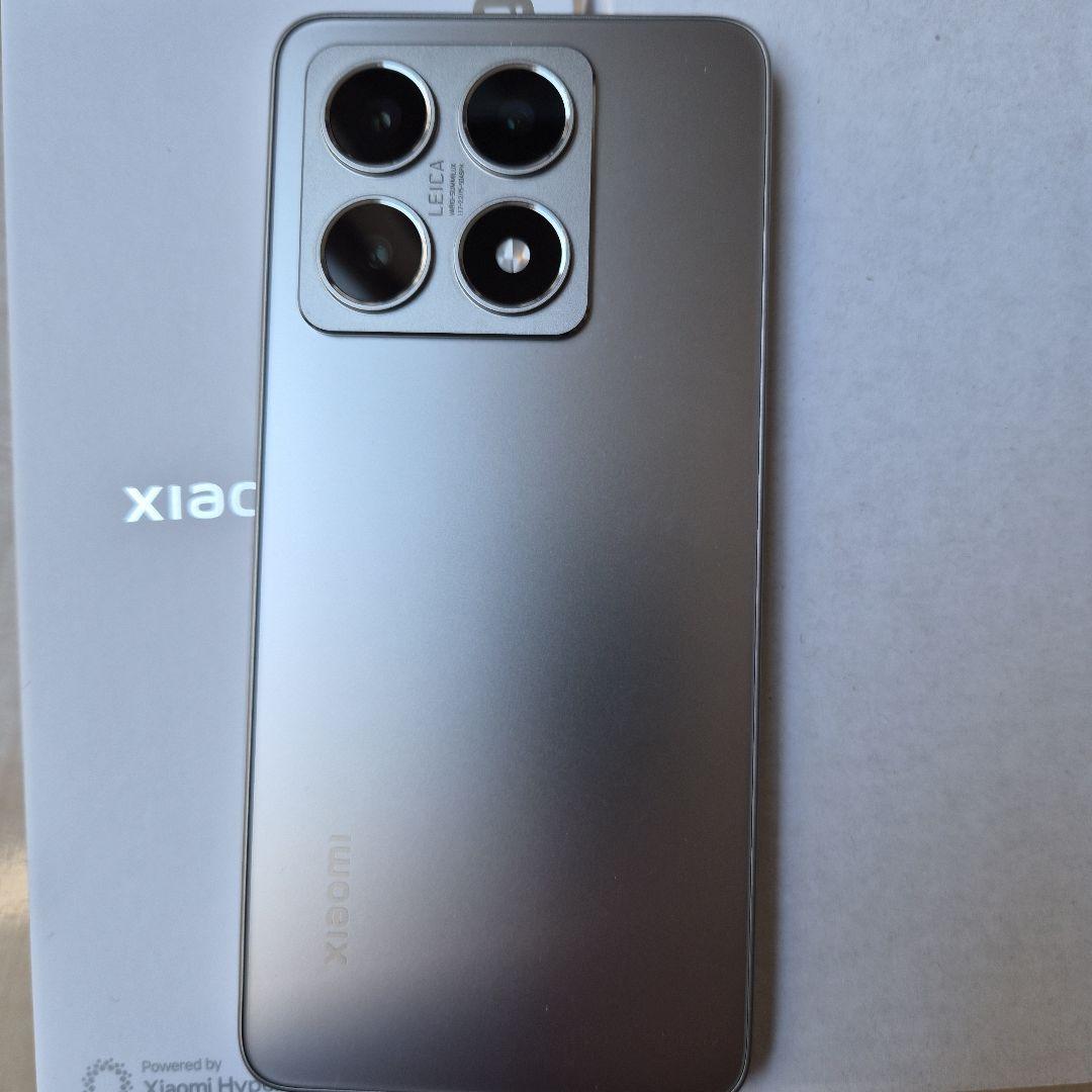 美品　Xiaomi 14T XIG07SHA チタングレー 12GB/256GB