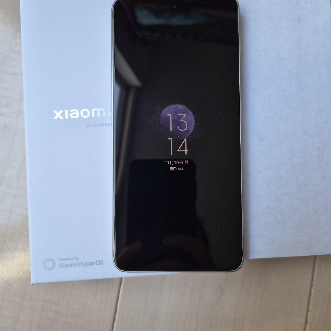 美品　Xiaomi 14T XIG07SHA チタングレー 12GB/256GB