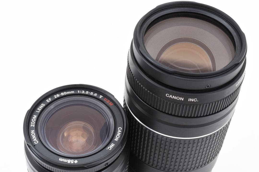 Canon EOS Kiss X7 デジタル一眼レフ標準＆望遠ダブルレンズセット