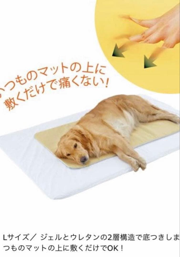 エクスジェルマット スムースＭ 床ずれ対策 介護用 ペット用 (カバー付き)