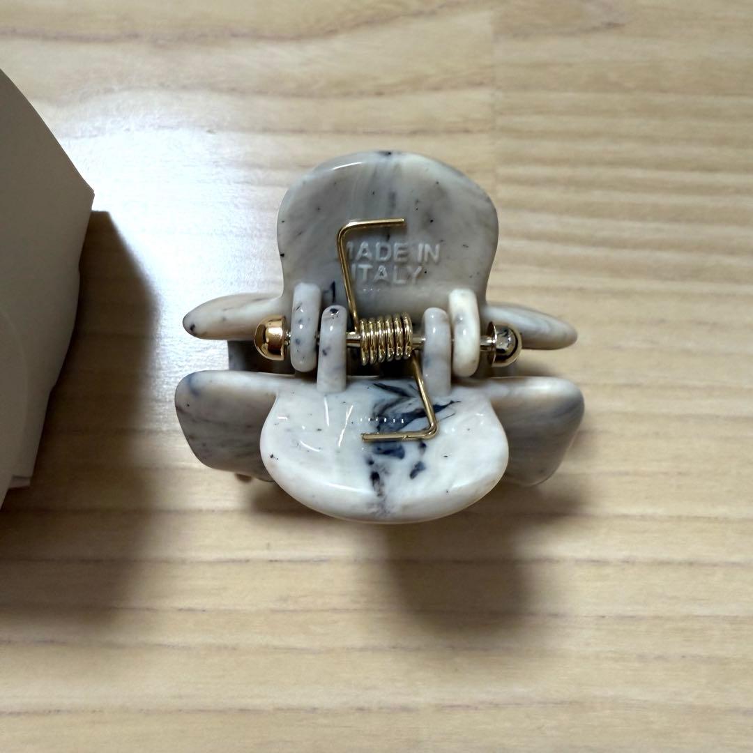 【新品】UNDO HAIRWAREヘアクリップ　No2 Grey marble