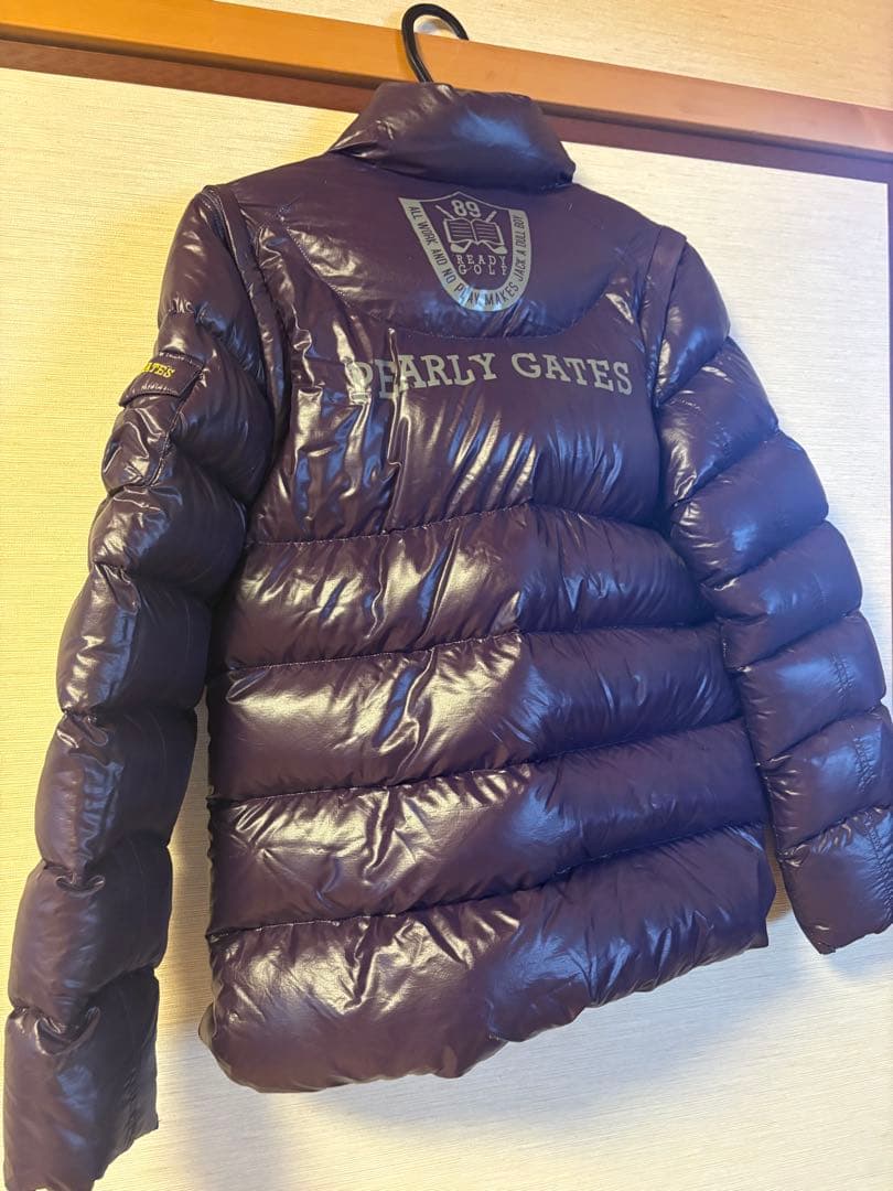 PEARLY GATES パープル ダウンジャケット