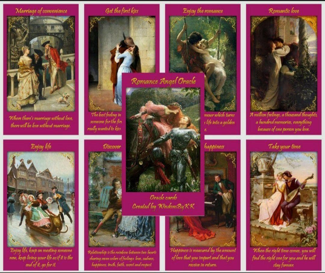 【新品未使用/日本未発売】ロマンスエンジェルオラクルカード