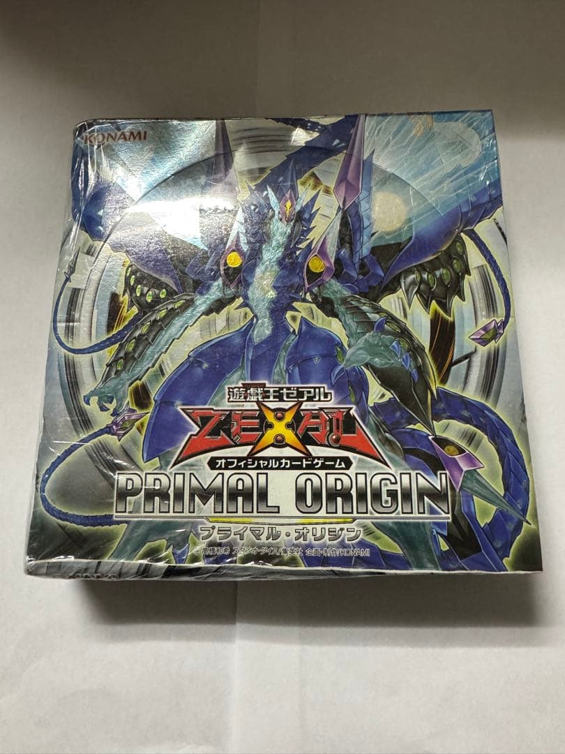 遊戯王ゼアル　プライマル・オリジン　シュリンク付き未開封Box