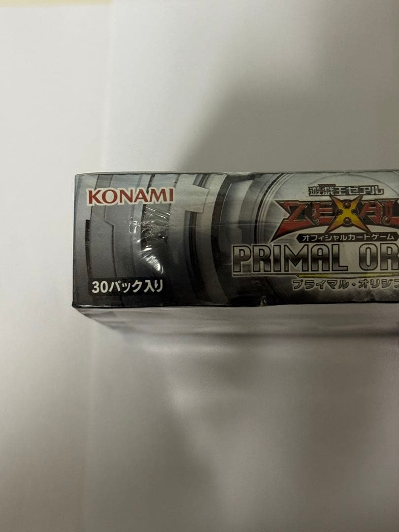 遊戯王ゼアル　プライマル・オリジン　シュリンク付き未開封Box
