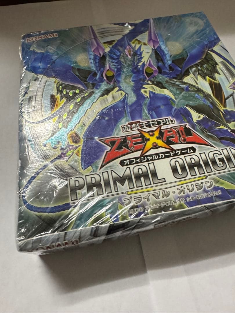遊戯王ゼアル　プライマル・オリジン　シュリンク付き未開封Box