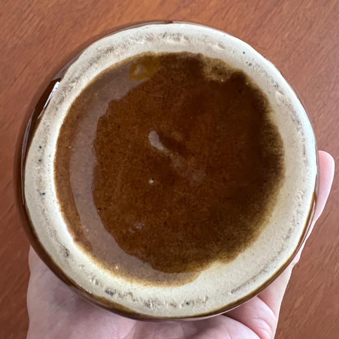 60年代　ドイツ陶器　花瓶　フラワーベース　ラバ　ミッドセンチュリー　北欧