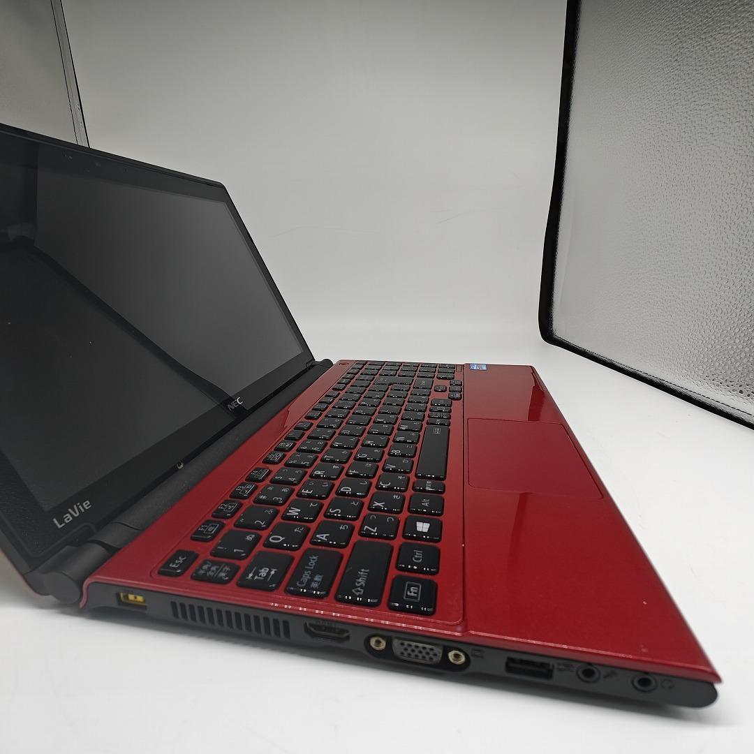 【NEC】LAVIE 高性能i7 SSD512GB 16GB レッド ノートPC