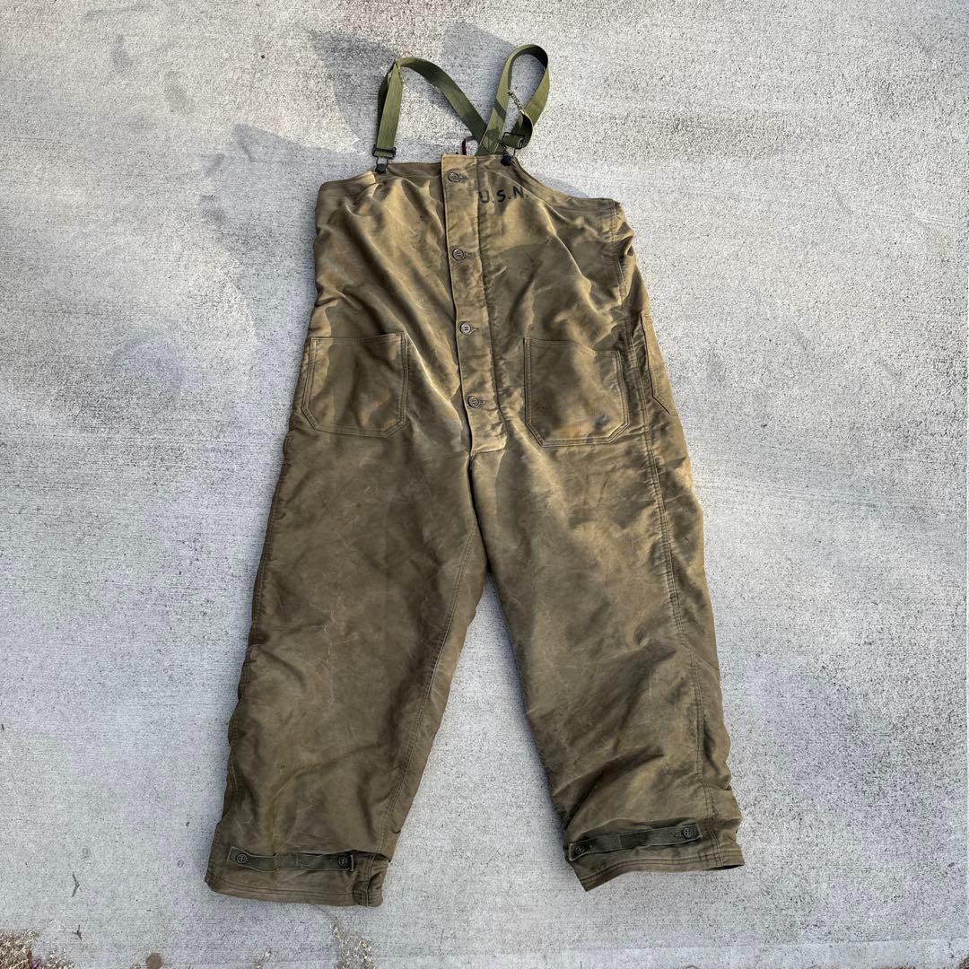 usn 40s n-1 デッキパンツ　usnavy vintage