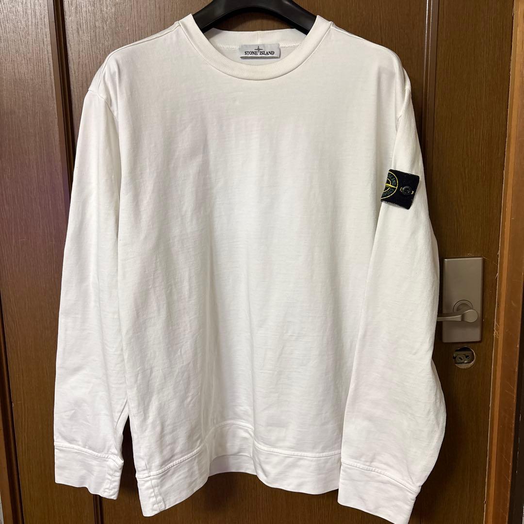 Mサイズ STONE  スウェット ホワイト