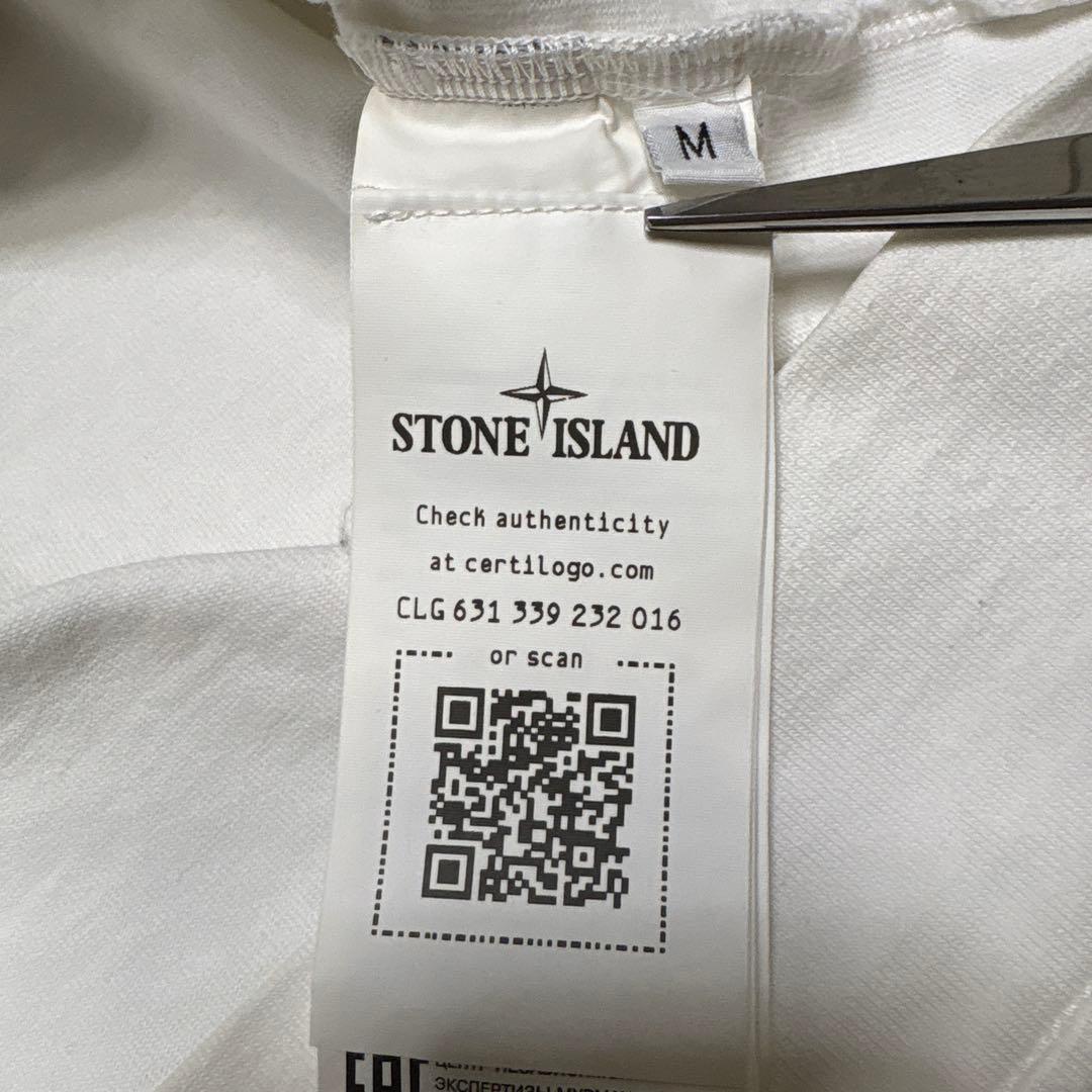 Mサイズ STONE  スウェット ホワイト