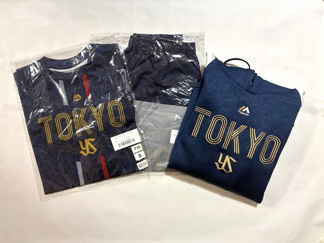 東京ヤクルトスワローズ 2025 プロコレ Tシャツ ハーフパンツ パーカー S