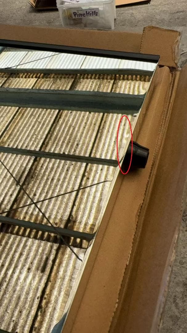 【美品】ダンスミラー 割れない鏡 幅100x160cm 姿見 黒色 5番