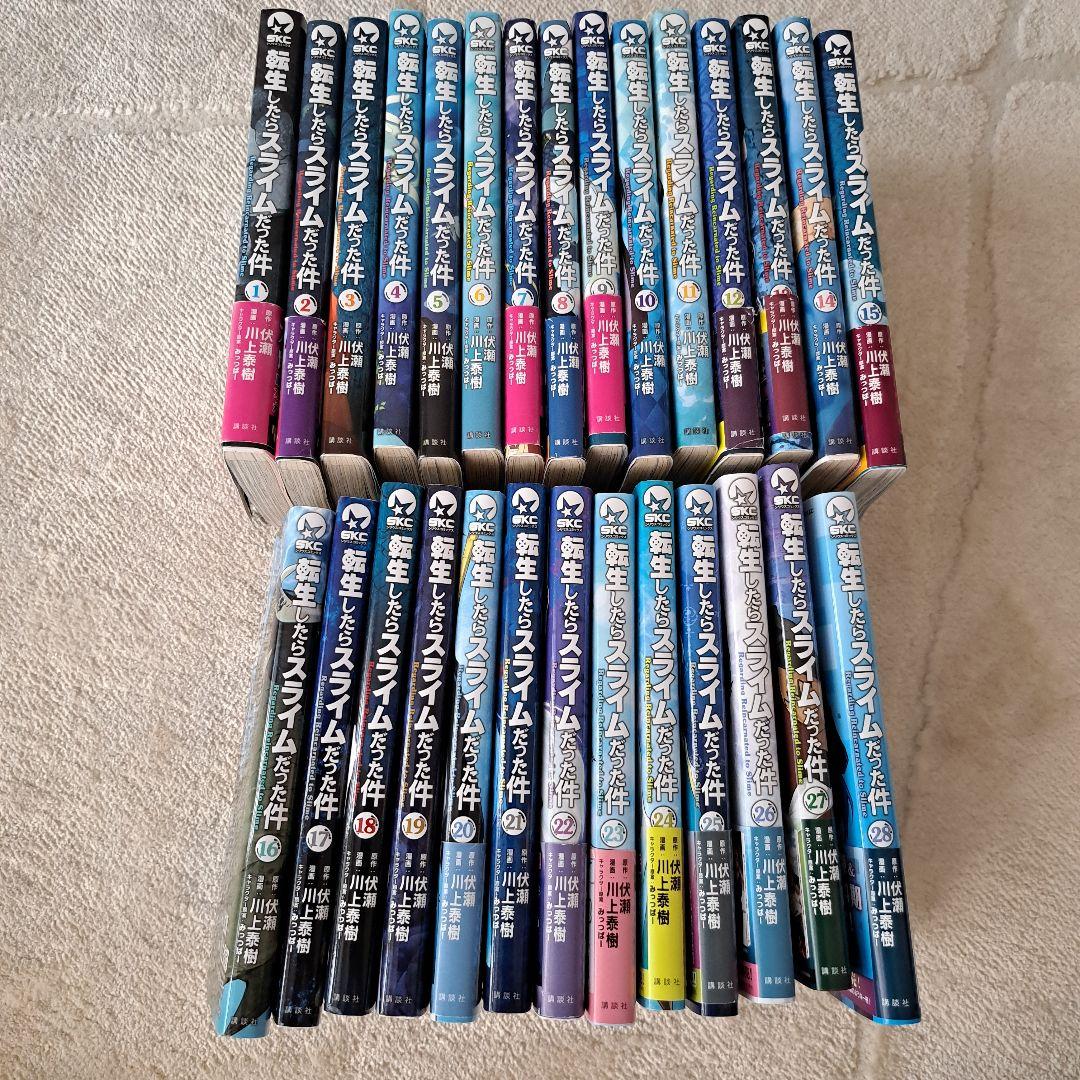 転生したらスライムだった件 1巻～28巻セット