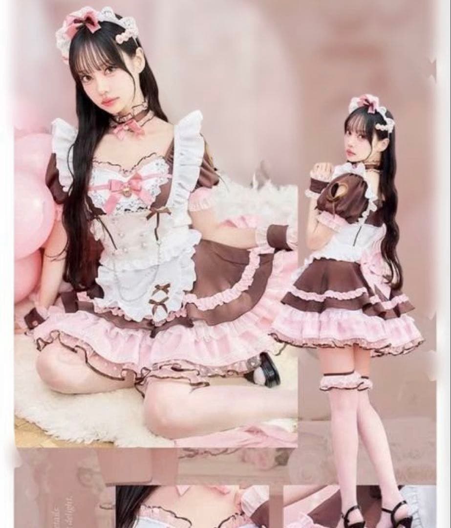 マリームーン メルティホイップキャンディメイド コスプレ ブラウン