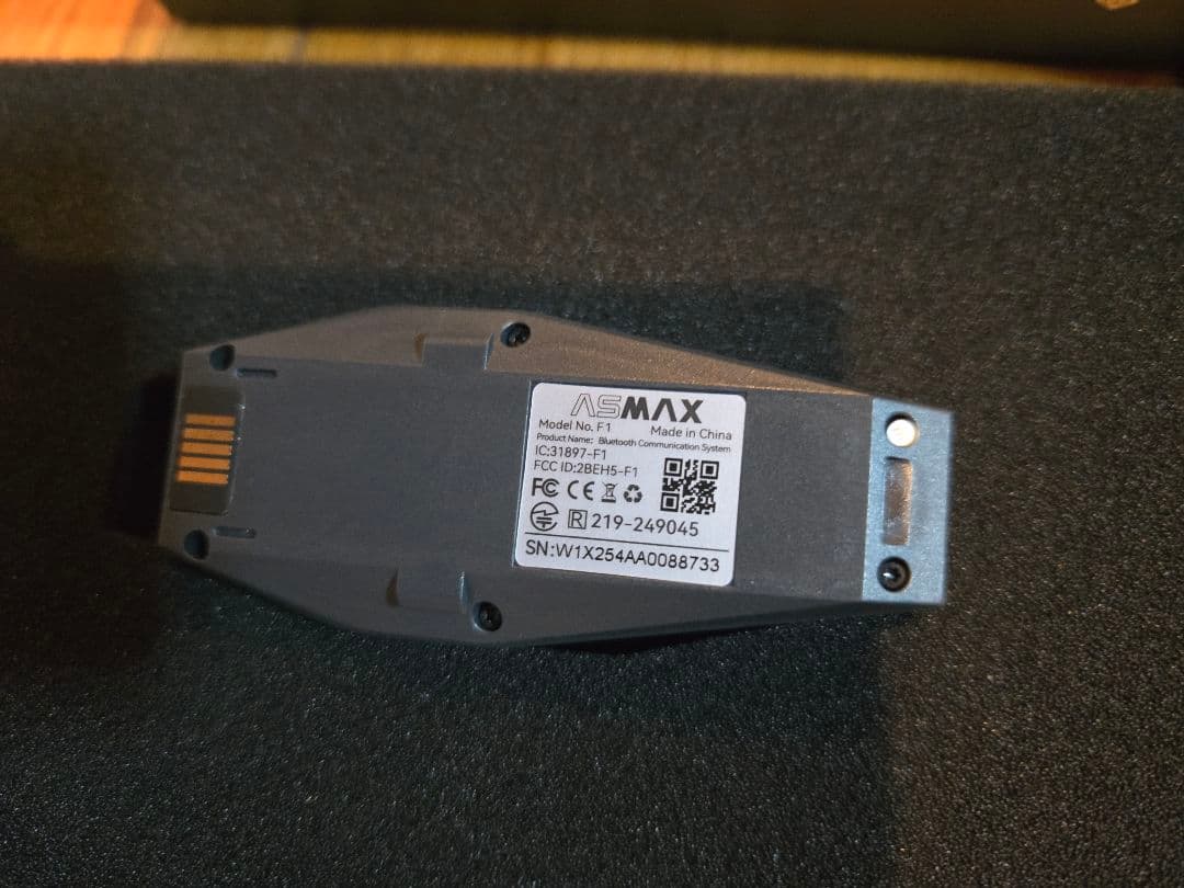 ASMAX F1 Bluetooth ヘッドセット(2台セット)