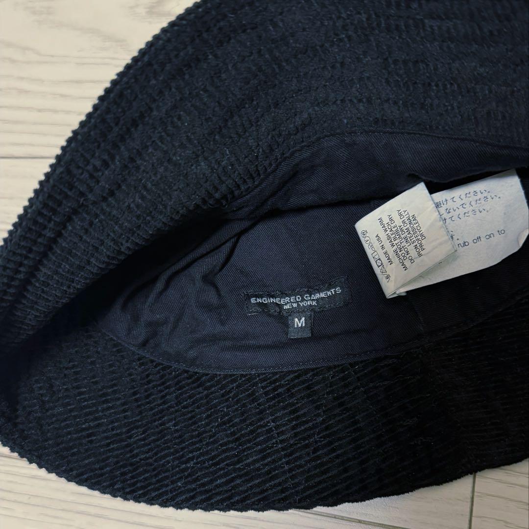 engineered garmentsガーメンツ EGコーデュロイハット黒M