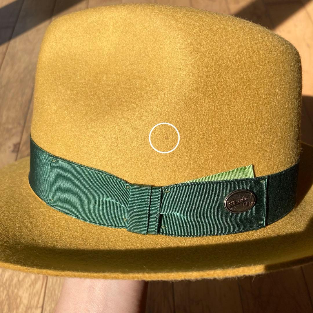 ボルサリーノ　中折れ帽子　フェルトハット