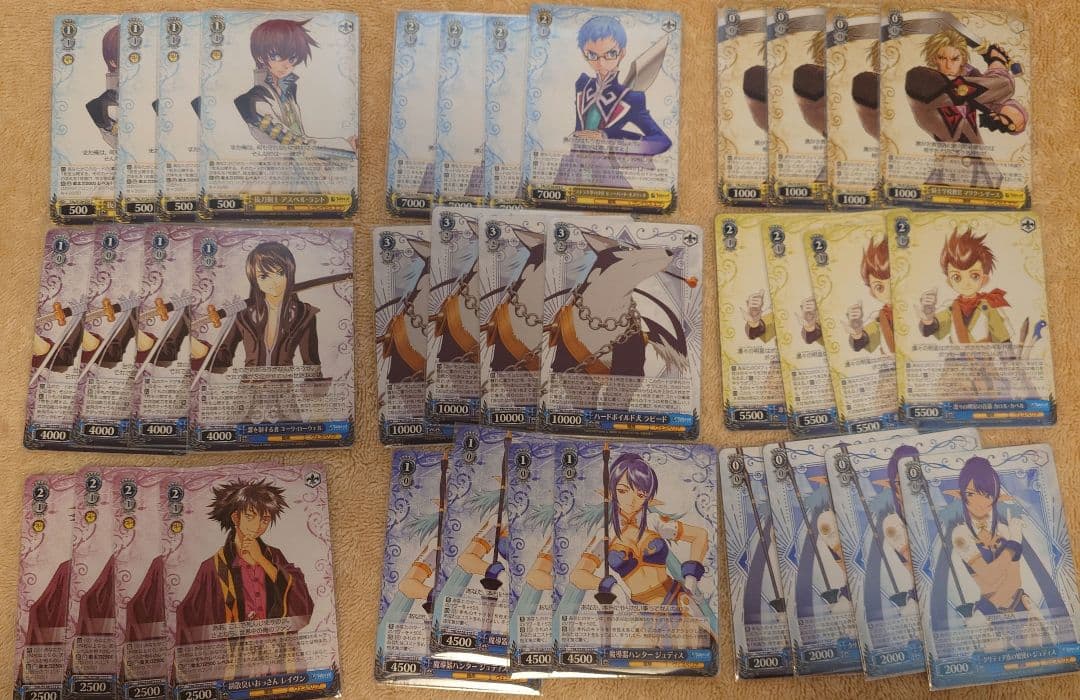 テイルズ ヴァイスシュヴァルツ RR以下4コン セット TD 先攻後攻付