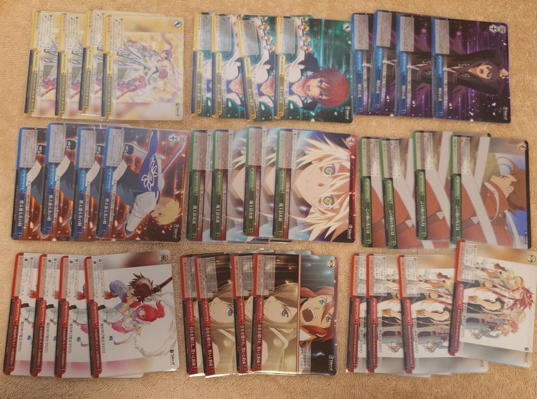 テイルズ ヴァイスシュヴァルツ RR以下4コン セット TD 先攻後攻付