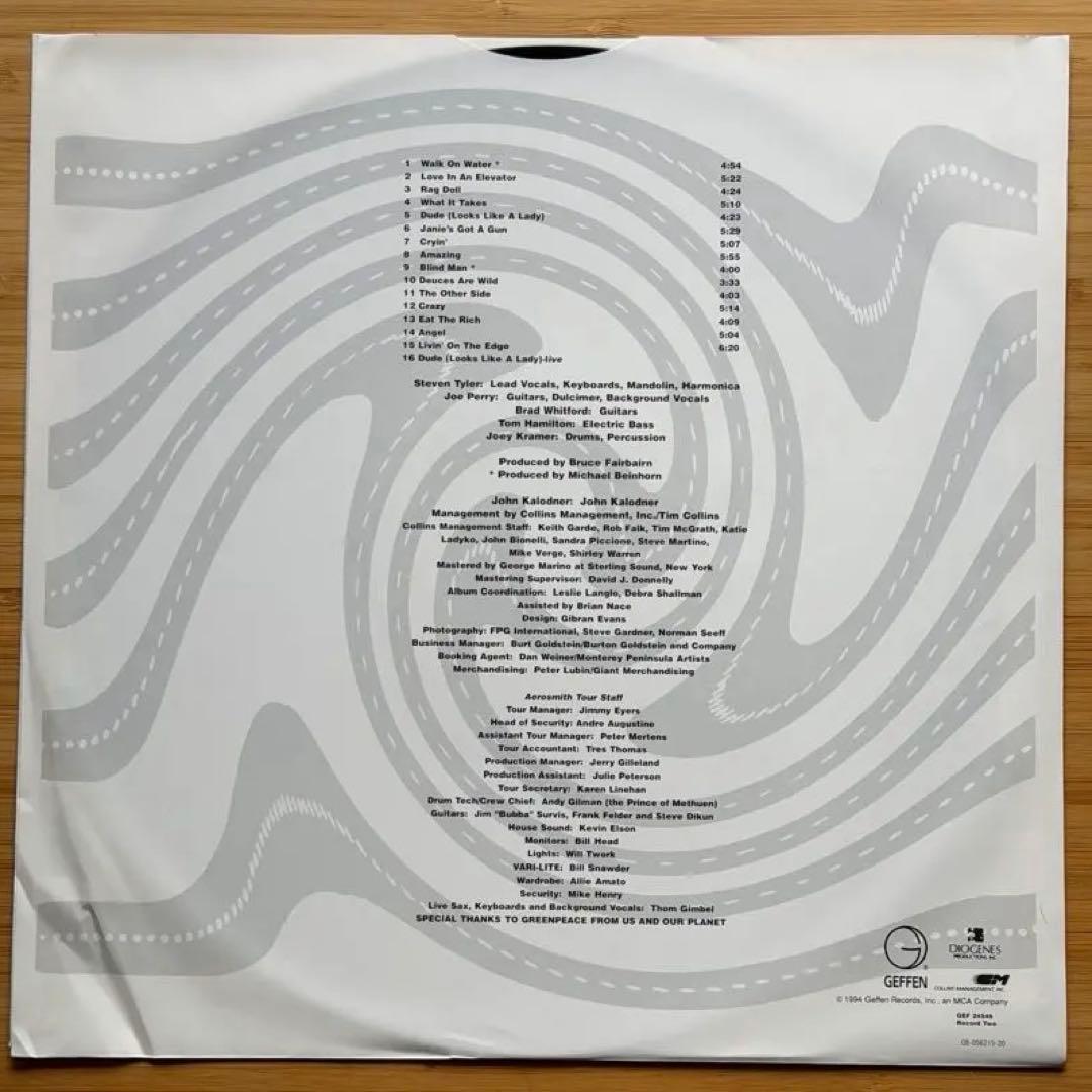 Aerosmith BIG ONES レコード 1994年