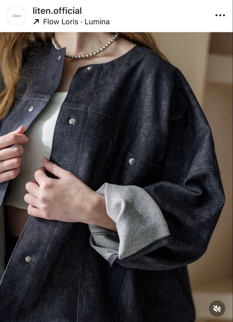 リテンliten YOKUBARI Denim Jacket Indigo 2