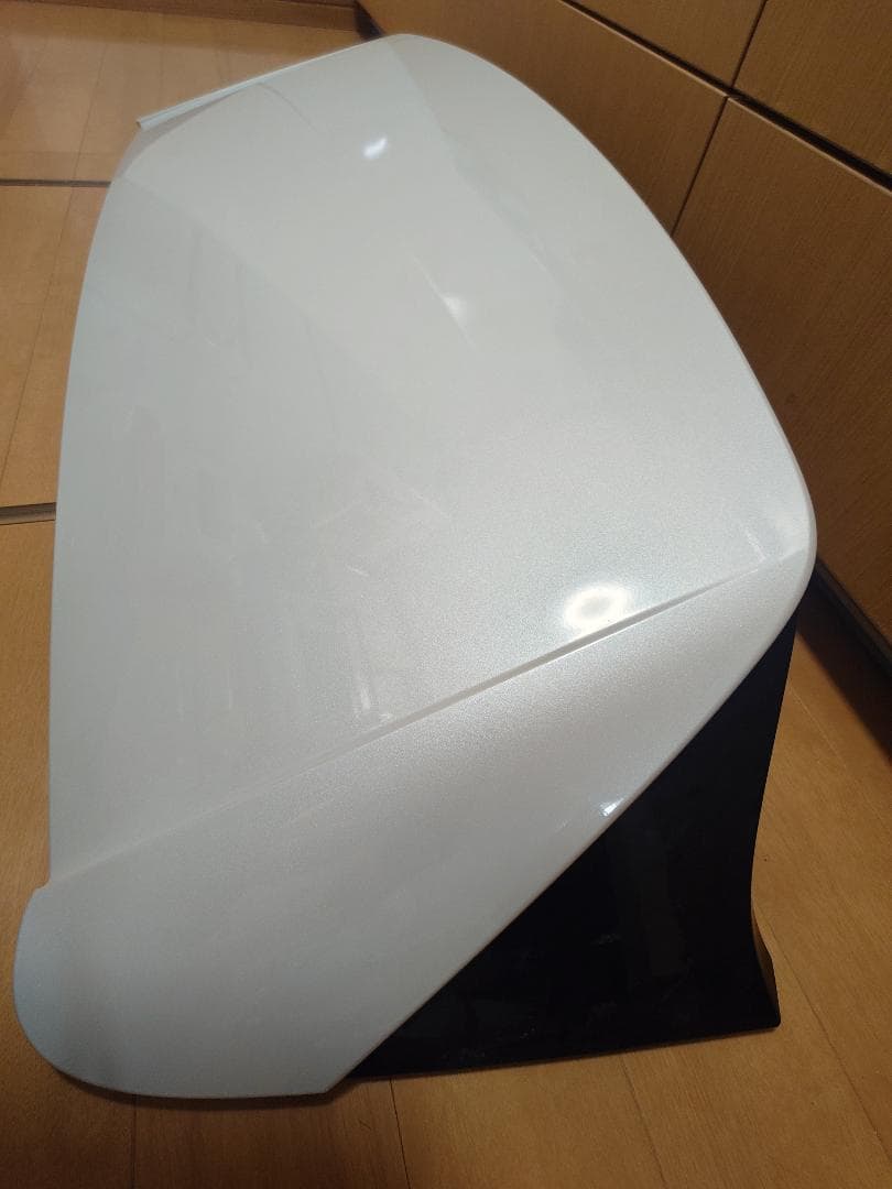 OZ純正美品80ハリアーZ新品ハイマウント付 ルーフスポイラーPホワイトP