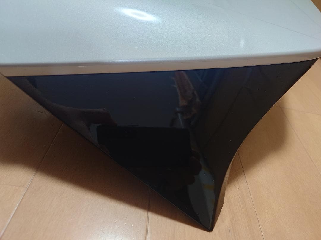 OZ純正美品80ハリアーZ新品ハイマウント付 ルーフスポイラーPホワイトP