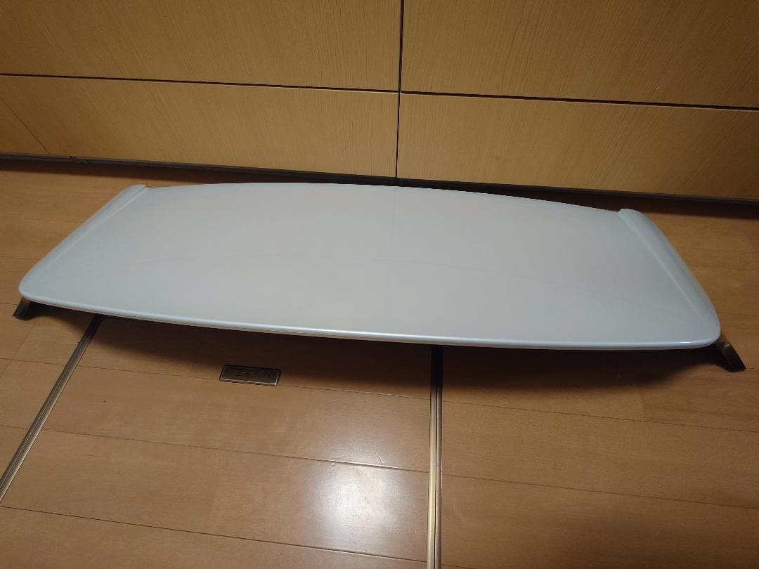 OZ純正美品80ハリアーZ新品ハイマウント付 ルーフスポイラーPホワイトP