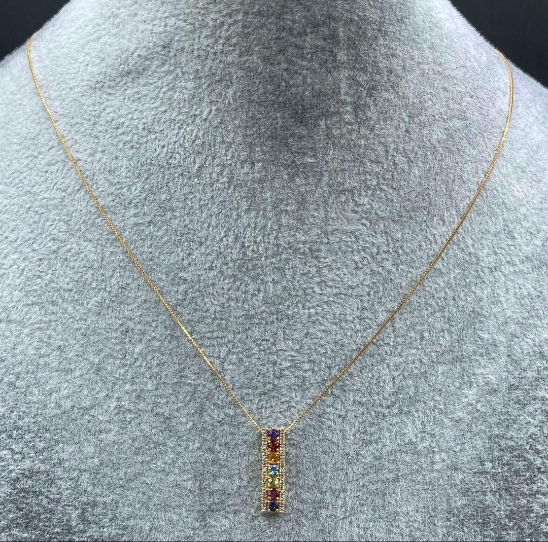 専用JA218★高級 マルチストーン ダイヤ K18 ヘッド 鑑別書付