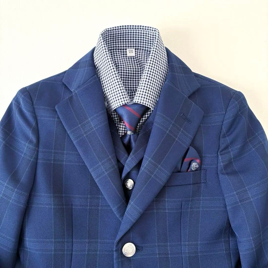 極美品✨ワンダーファクトリー フォーマルスーツ 6点セット120 ベスト3ピース