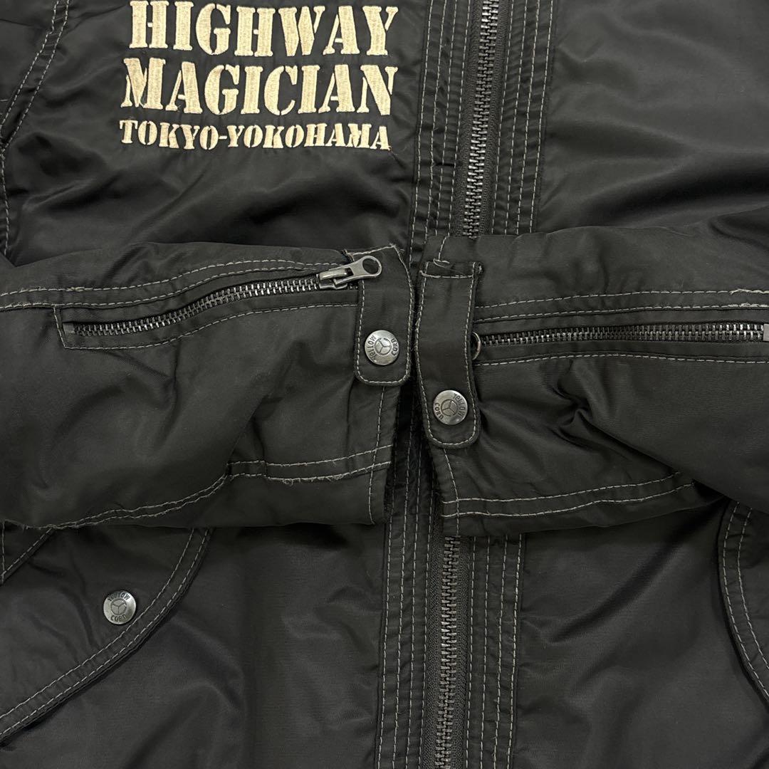 XLサイズ✨イエローコーン　ライダース　両肘プロテクターあり　ロゴ　ブラック