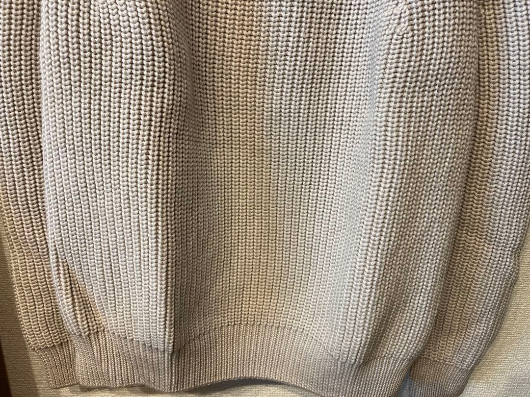 【BATONER】シグネチャー タートルネックニット アイボリー　2