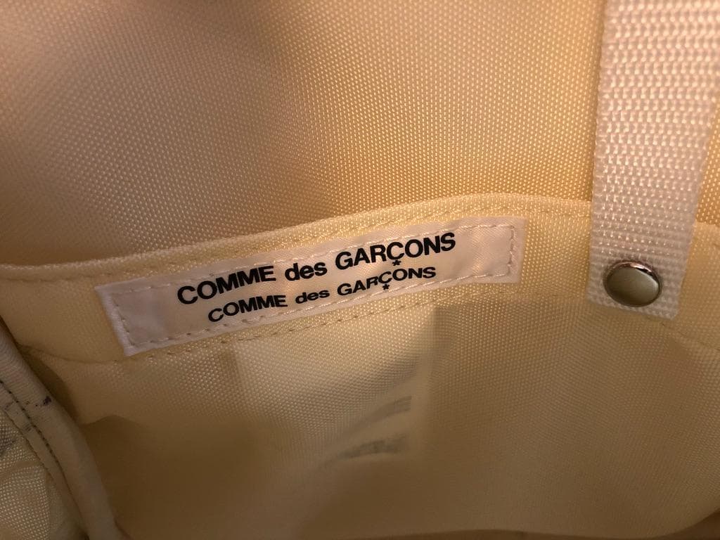 コムデギャルソン　千鳥柄　バッグ